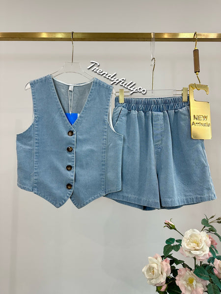 Sanna Denim Terno